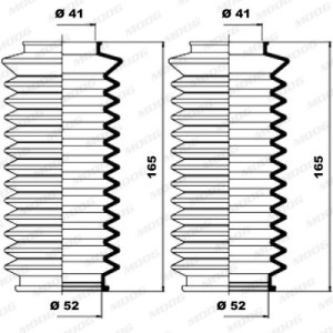 Bellow Kit, steering MOOG K150037