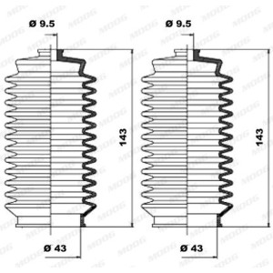 Bellow Kit, steering MOOG K150095