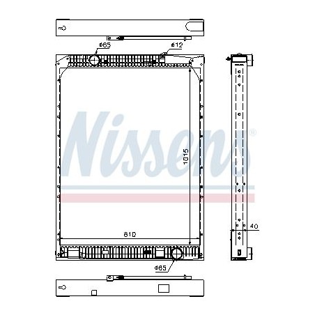 Ψυγείο, ψύξη κινητήρα NISSENS 67169