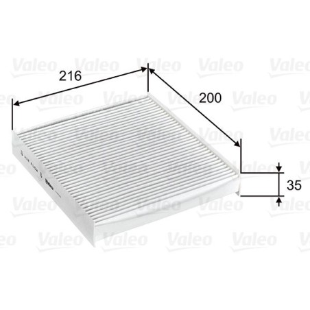 Filter, cabin air VALEO 715746