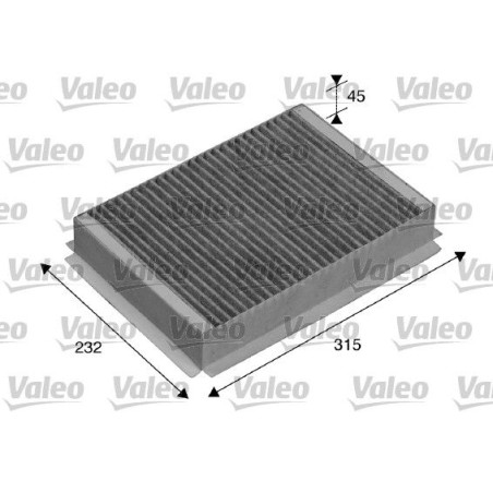 Filter, cabin air VALEO 715505