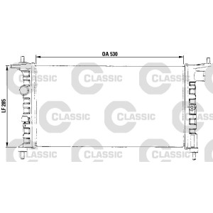 Radiator, engine cooling VALEO 231013