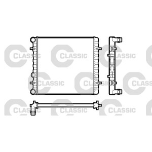 Radiator, engine cooling VALEO 231606