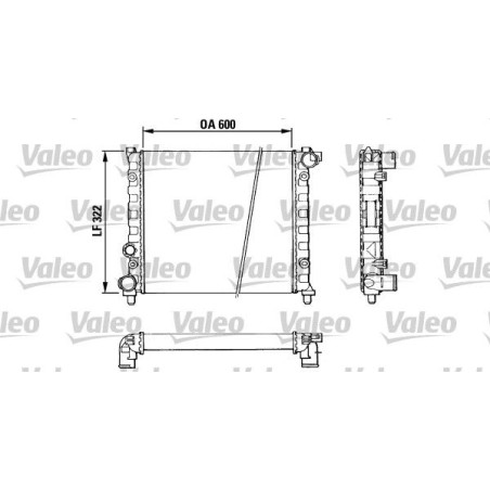 Ψυγείο, ψύξη κινητήρα VALEO 883958