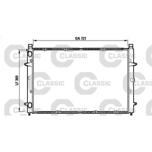 Radiator, engine cooling VALEO 232397