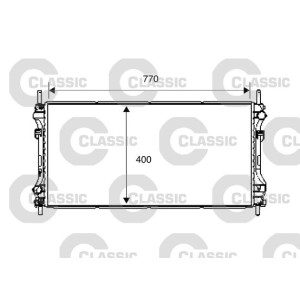 Radiator, engine cooling VALEO 234292