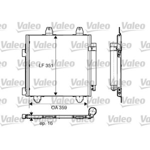 Condenser, air conditioning VALEO 818013