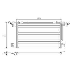 Condenser, air conditioning VALEO 817230