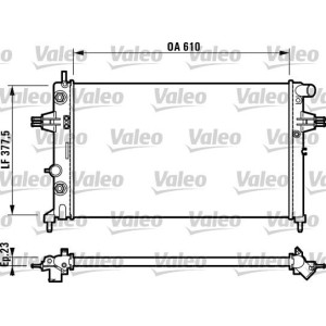 Radiator, engine cooling VALEO 732549