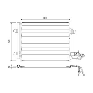 Condenser, air conditioning VALEO 817806