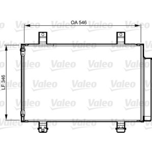 Condenser, air conditioning VALEO 814237