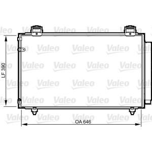 Condenser, air conditioning VALEO 814208