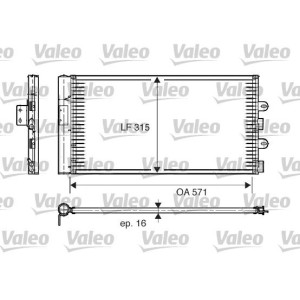 Condenser, air conditioning VALEO 817703