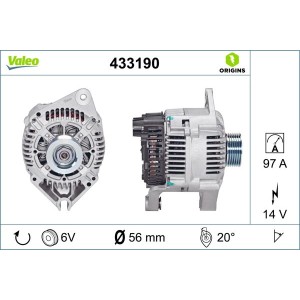 Alternator VALEO 433190