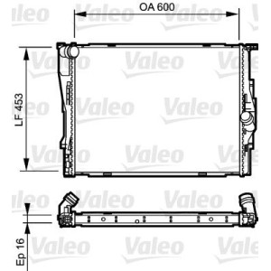 Ψυγείο, ψύξη κινητήρα VALEO 735195