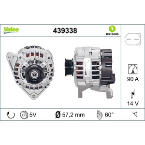 Alternator VALEO 439338