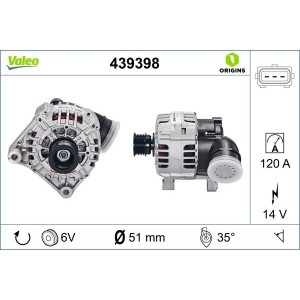 Γεννήτρια VALEO 439398