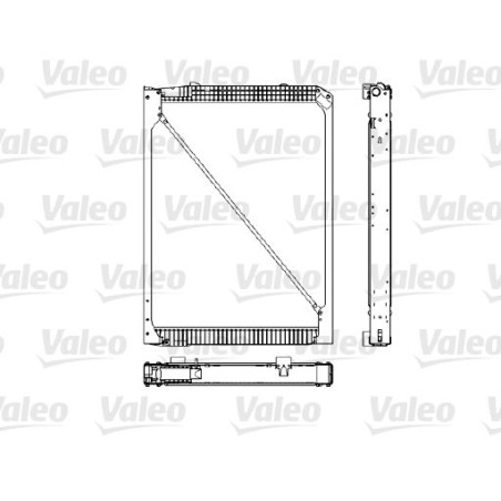 Radiator, engine cooling VALEO 733484