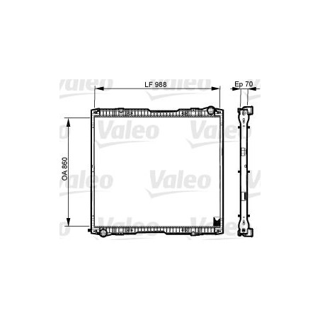 Radiator, engine cooling VALEO 733540