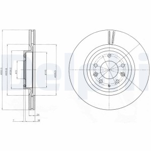 Δισκόπλακα DELPHI BG4028