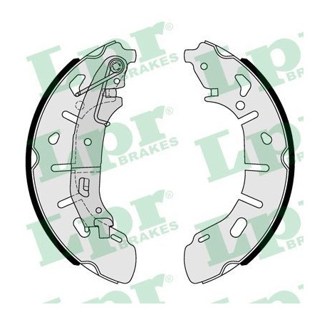 Brake Shoe Set LPR 01101