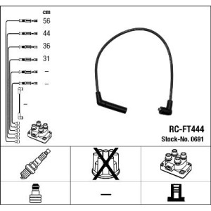 Ignition Cable Kit NGK 0691