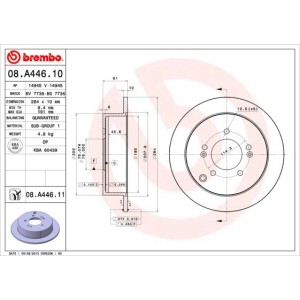 Brake Disc BREMBO 08.A446.11