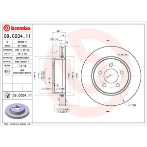 Δισκόπλακα BREMBO 09.C004.11