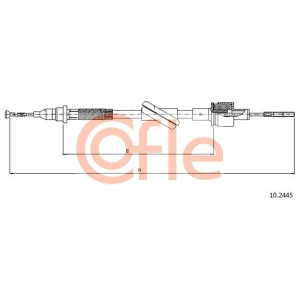 Ντίζα, μηχανισμός συμπλέκτη COFLE 10.2445