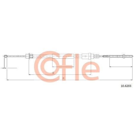 Ντίζα, φρένο ακινητοποίησης COFLE 10.6203