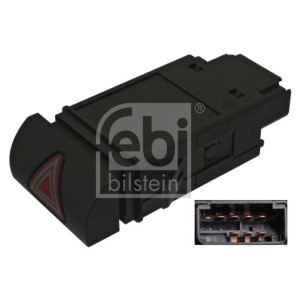 Hazard Warning Light Switch FEBI BILSTEIN 100405