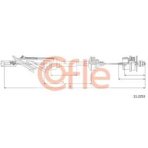 Ντίζα, μηχανισμός συμπλέκτη COFLE 11.2253
