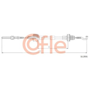 Ντίζα, μηχανισμός συμπλέκτη COFLE 11.2531