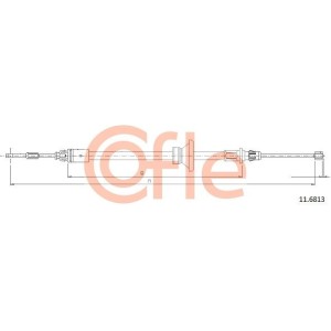Ντίζα, φρένο ακινητοποίησης COFLE 11.6813