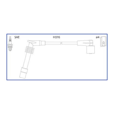 Ignition Cable Kit HITACHI 134234