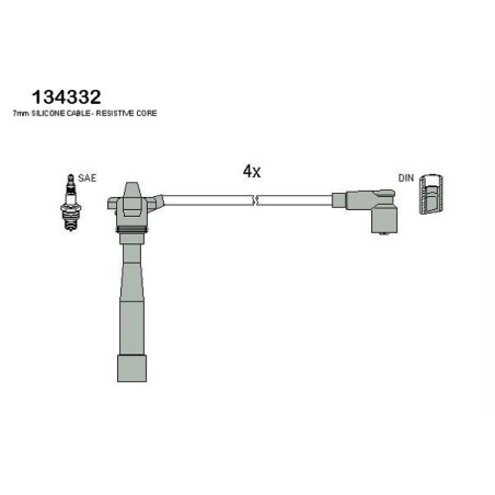 Ignition Cable Kit HITACHI 134332