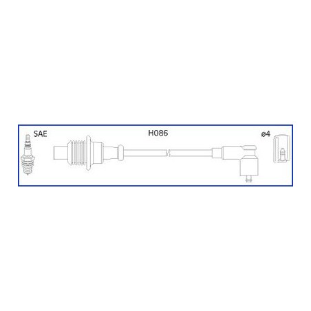 Ignition Cable Kit HITACHI 134431