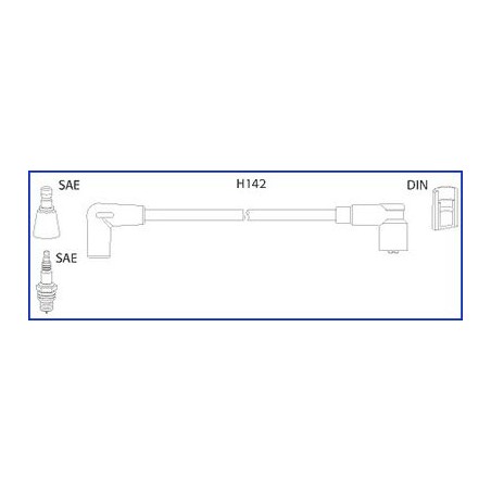 Ignition Cable Kit HITACHI 134484