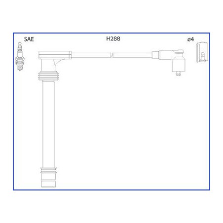 Ignition Cable Kit HITACHI 134518