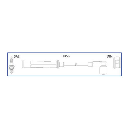 Σετ καλωδίων υψηλής τάσης HITACHI 134534