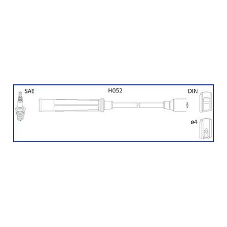 Σετ καλωδίων υψηλής τάσης HITACHI 134576