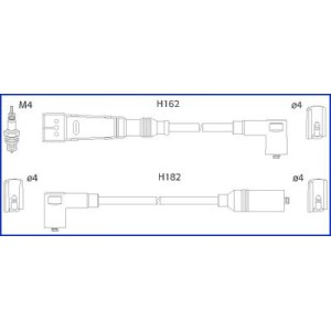 Σετ καλωδίων υψηλής τάσης HITACHI 134704