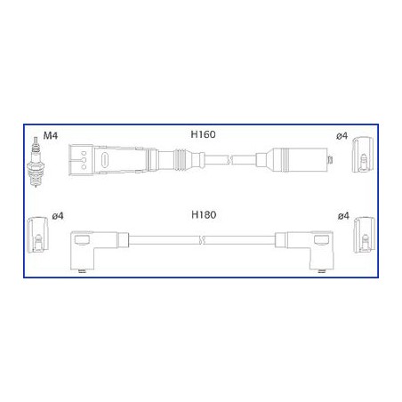 Ignition Cable Kit HITACHI 134705