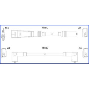 Ignition Cable Kit HITACHI 134705