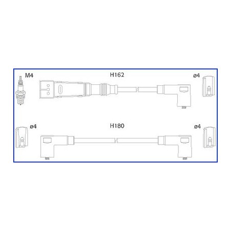 Σετ καλωδίων υψηλής τάσης HITACHI 134707