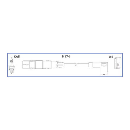 Σετ καλωδίων υψηλής τάσης HITACHI 134714