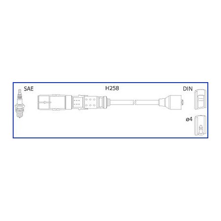 Σετ καλωδίων υψηλής τάσης HITACHI 134780