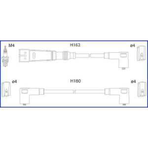 Ignition Cable Kit HITACHI 134784