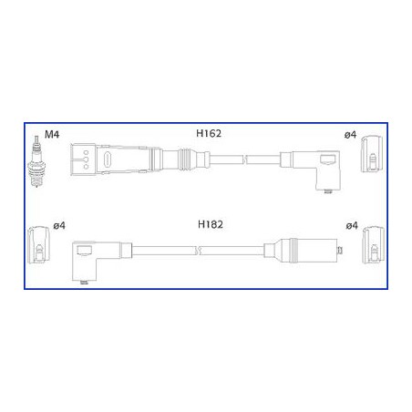 Ignition Cable Kit HITACHI 134785