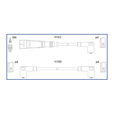 Σετ καλωδίων υψηλής τάσης HITACHI 134795